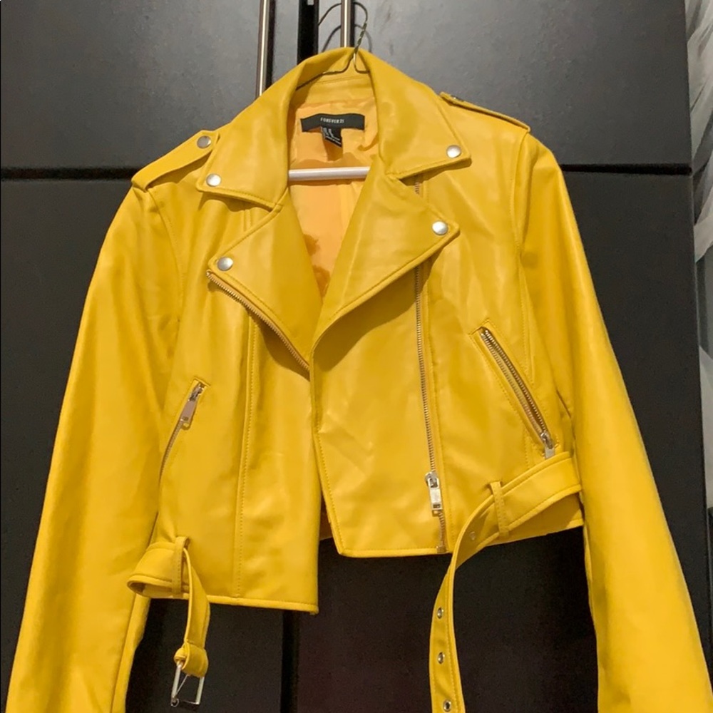 Leather jacket